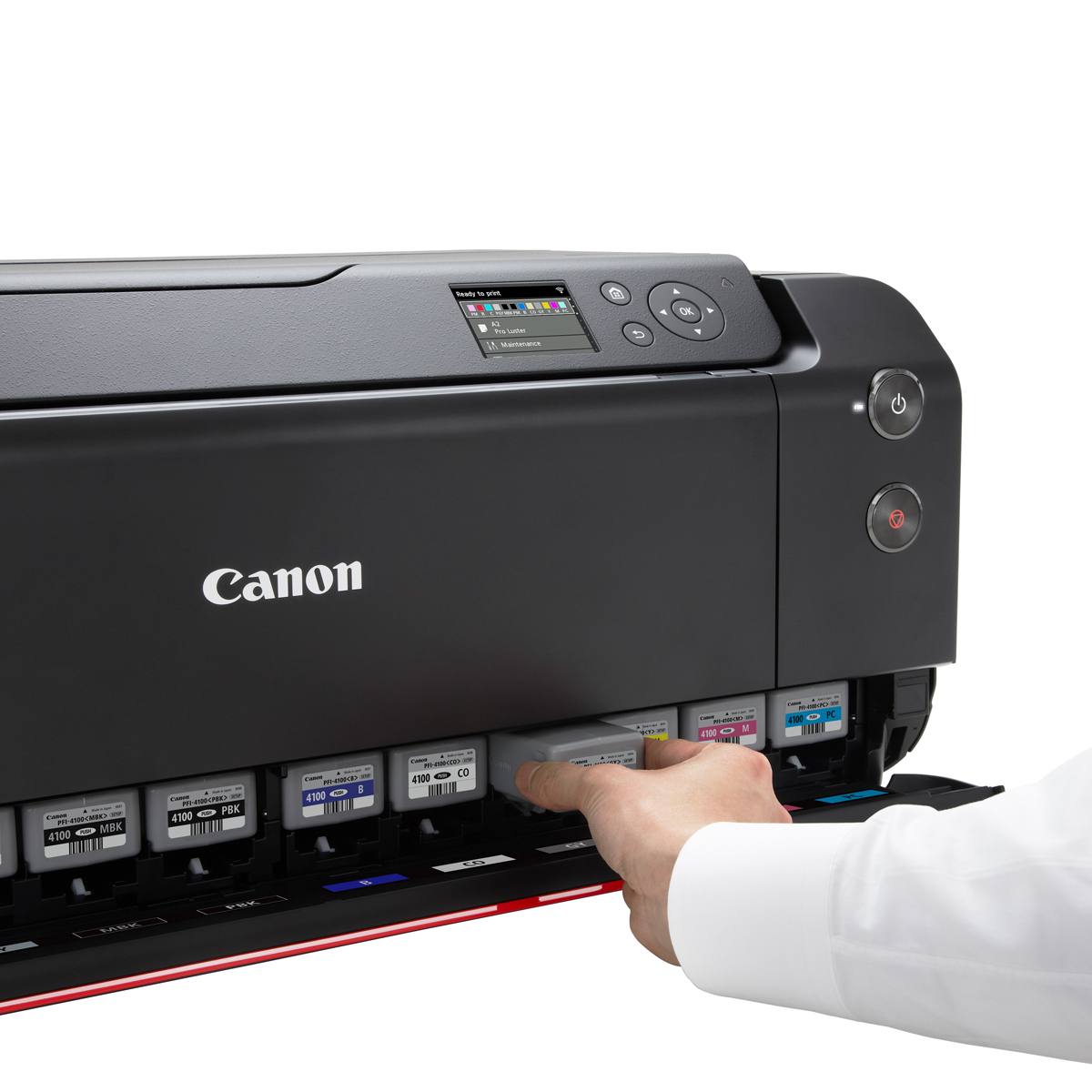 Drucker, Tintenstrahldrucker, Canon, Vorderseite, Tintenpatronen