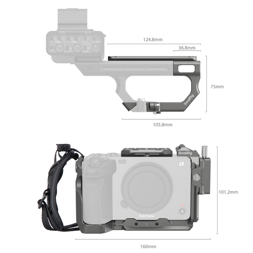 SmallRig 4771 HawkLock QR Advanced Cage Kit für Sony FX3 / FX30