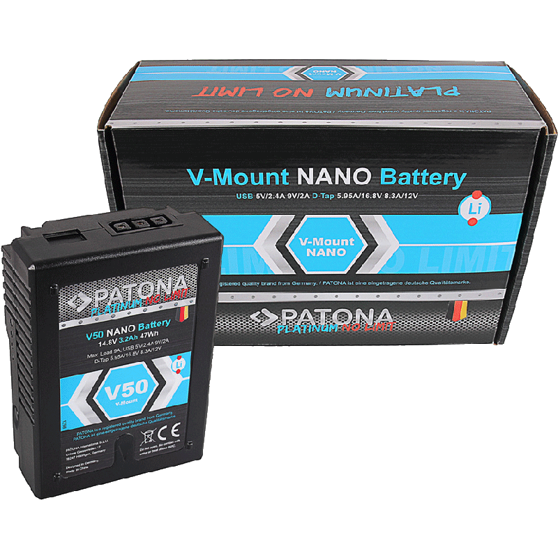 PATONA Platinum NANO V-Mount 47Wh Akku für Sony