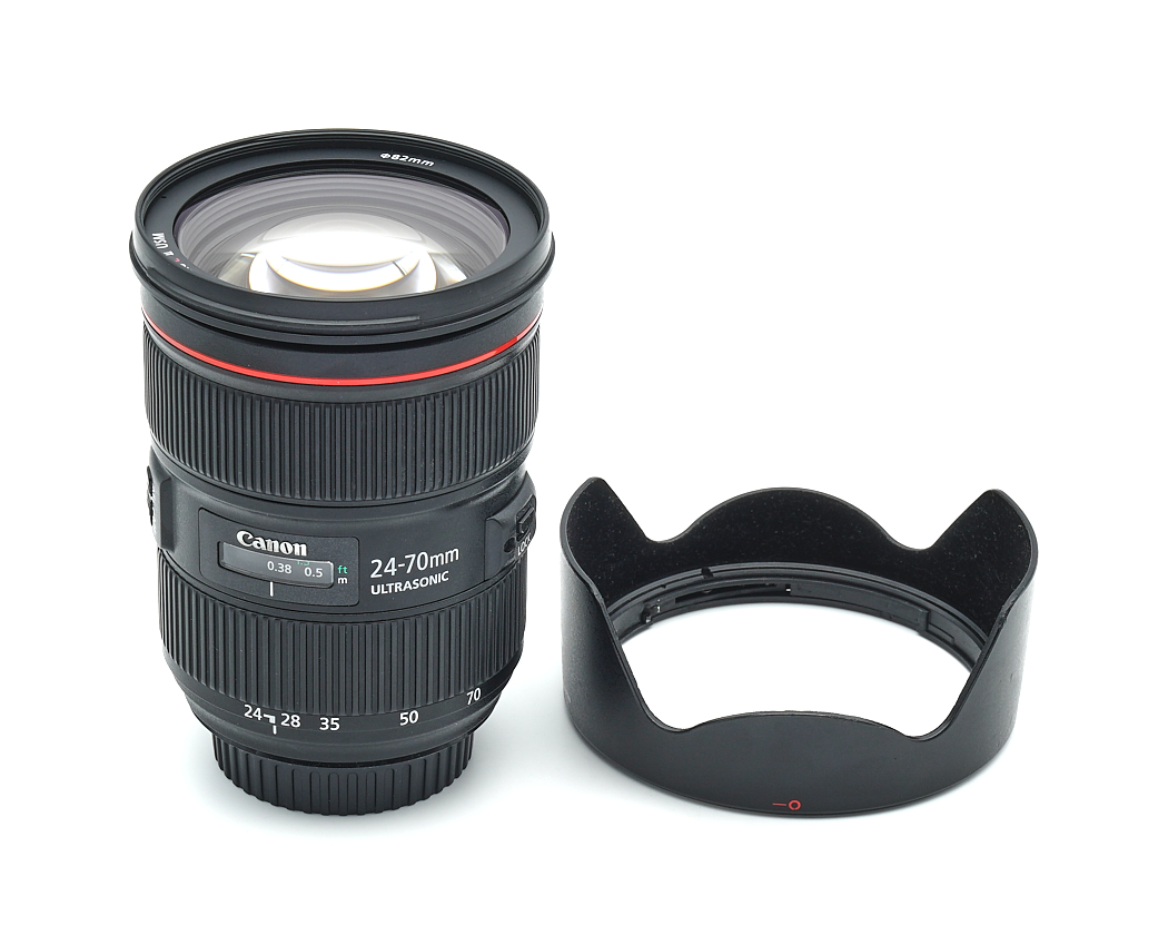 Objektiv, 24-70mm, Ultraschall, Lens Hood, Canon