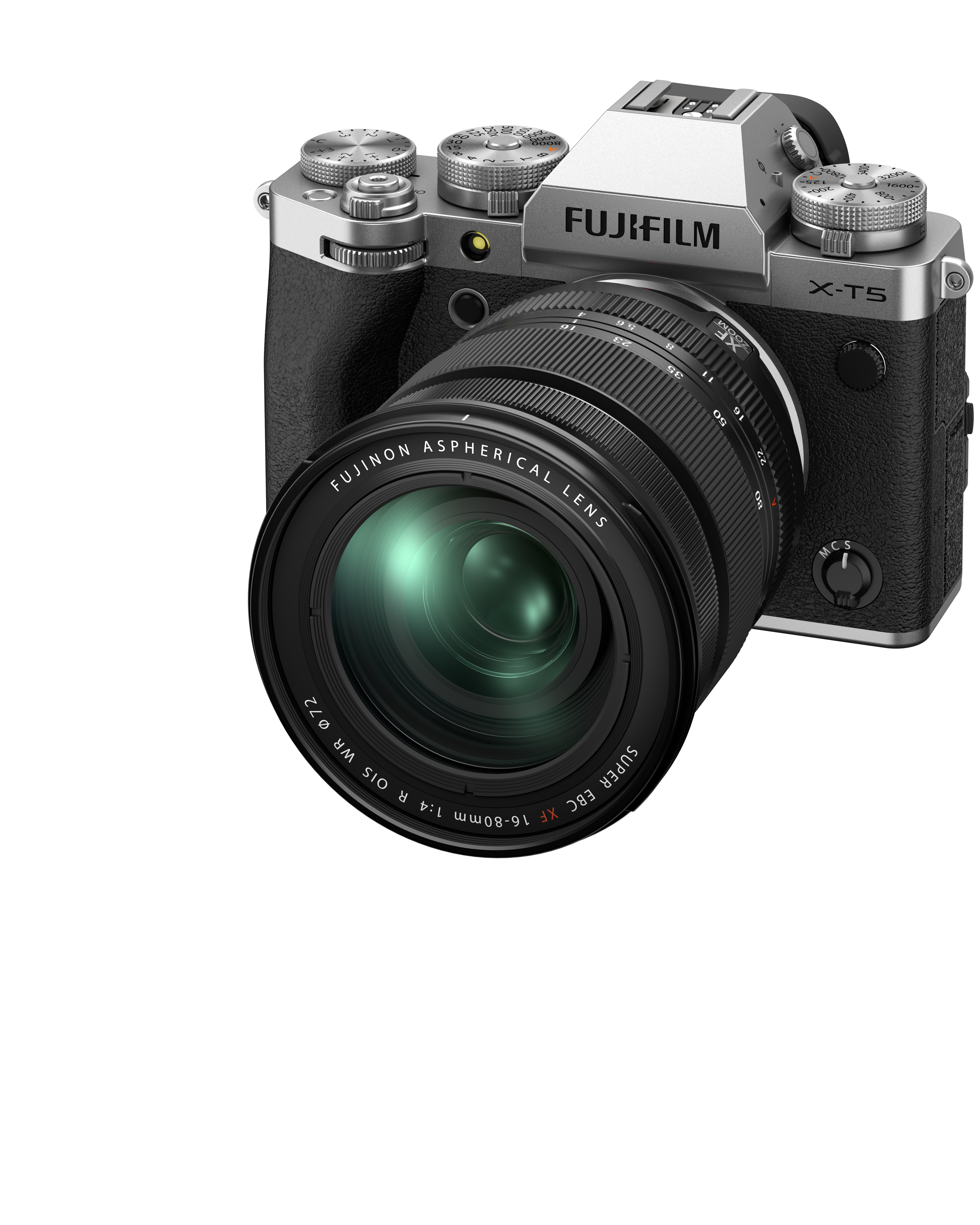 Fujifilm X-T5 silber + XF16-80mm 4.0 R OIS WR