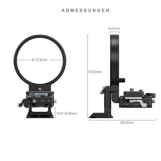 SmallRig 4306 Drehbares Horizontal-Vertikal-Montage für Fuji