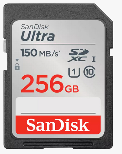 SanDisk 256 GB SDXC-Karte Ultra UHS-I U1 Class10 150 MB/s