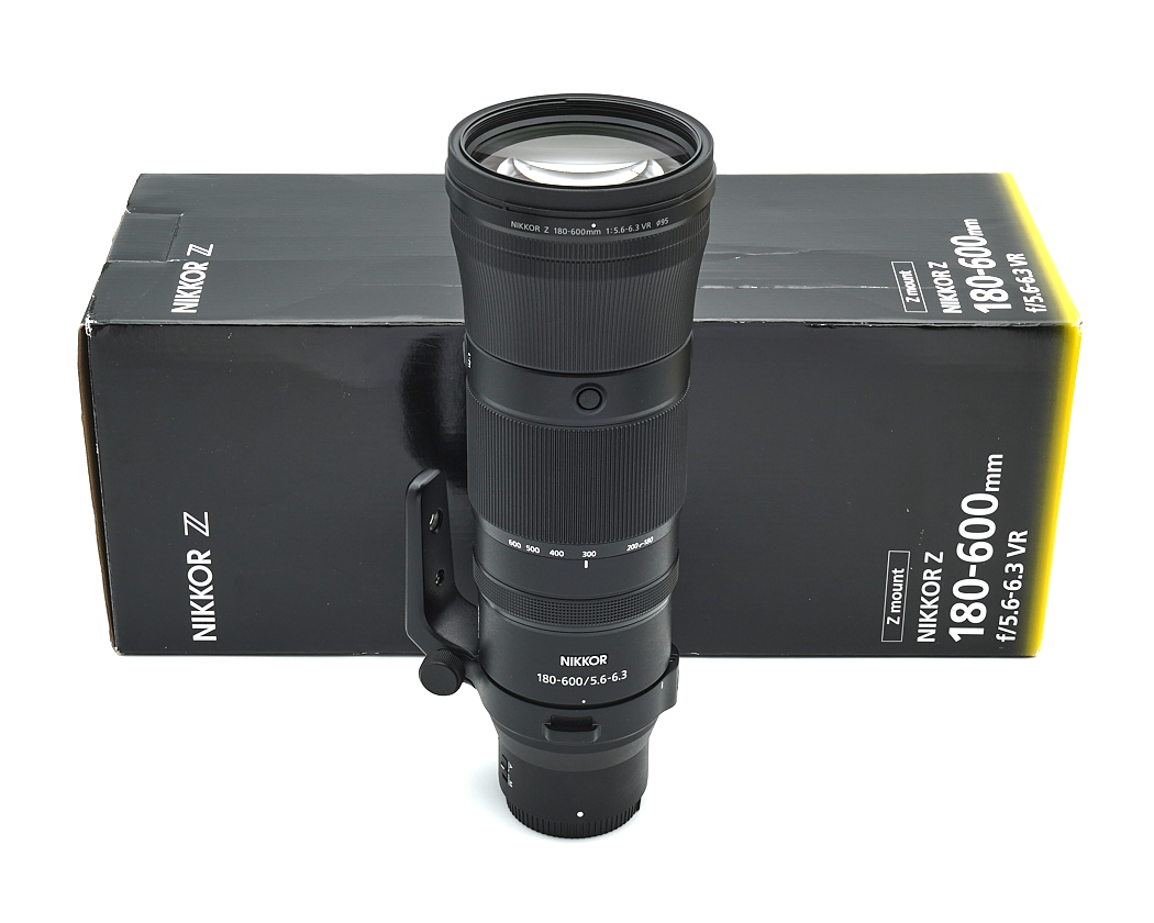  Teleobjektiv, Nikon Z, 180-600mm, f/5,6-6,3 VR, Montage-Adapter