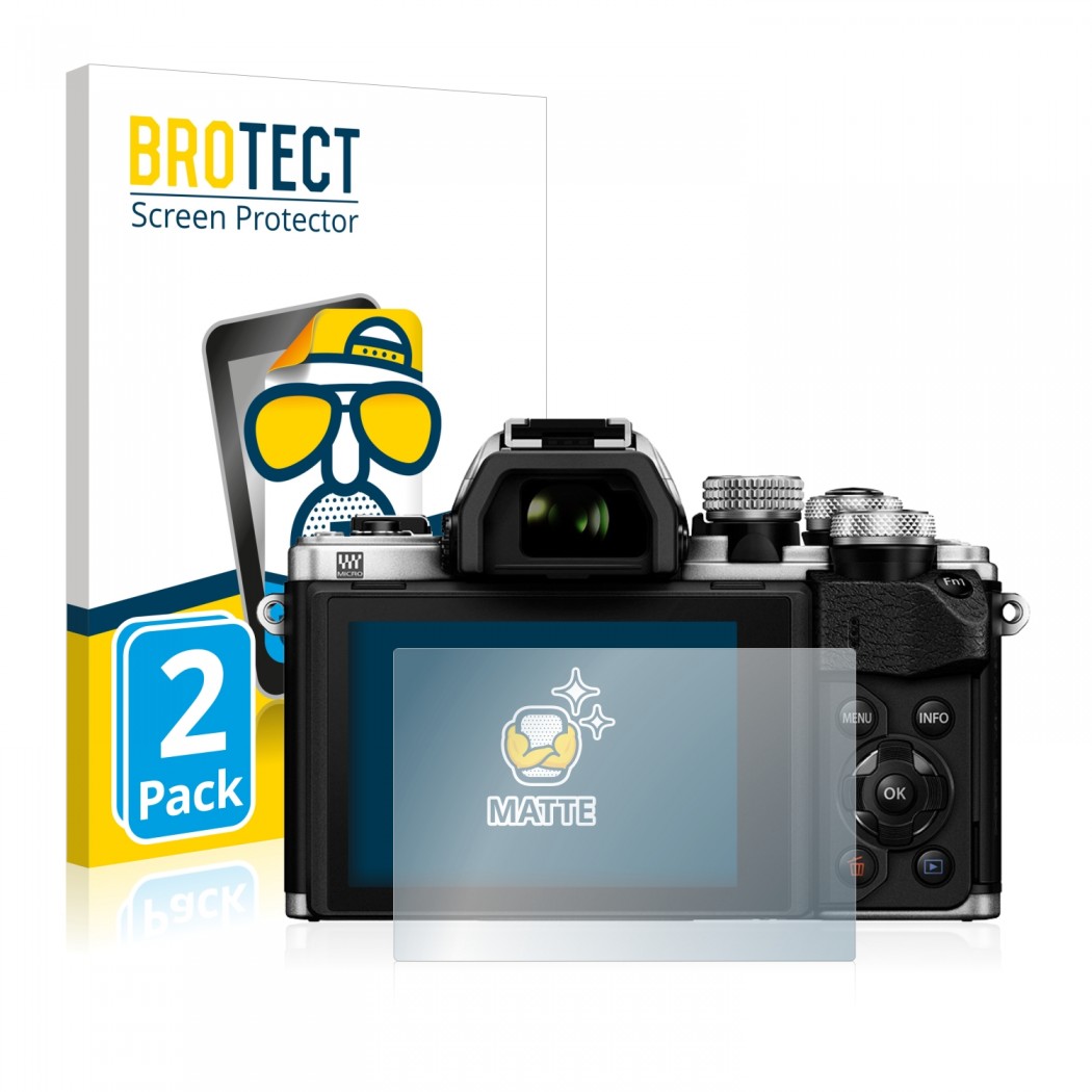2x BROTECT matte Displayschutzfolie für Olympus OM-D E-M10 Mark II