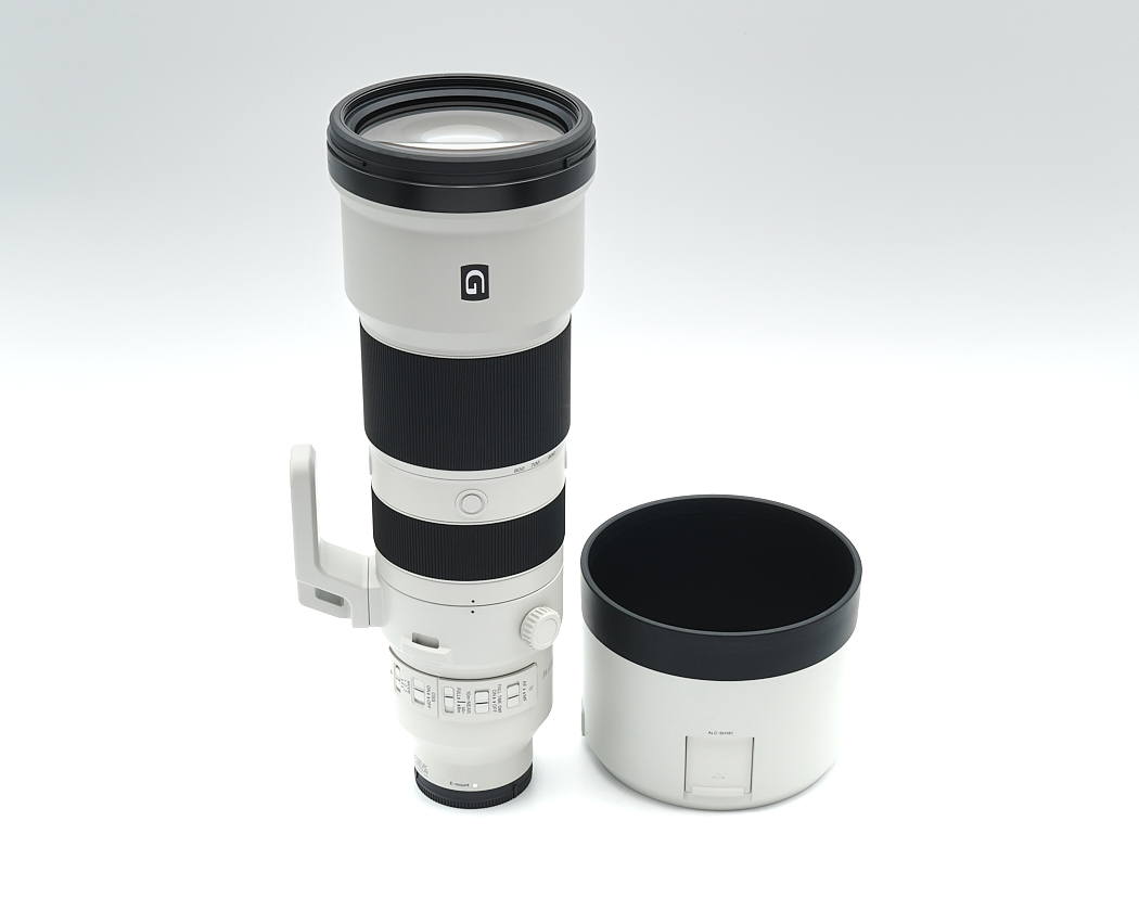 Teleobjektiv, Objektiv, Weiß, Schwarz Grip, Adapter-Mount