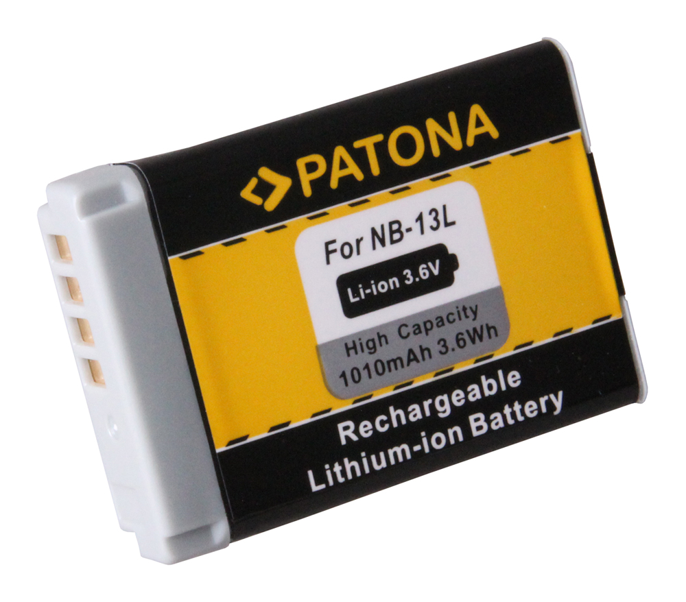 PATONA Hochleistungs LithIonen-Akku wie Canon NB-13L
