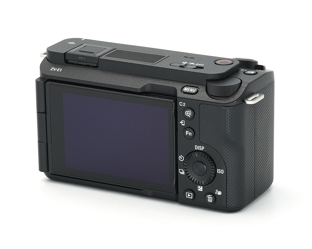 kamera, digital, rückseite, lcd, schwarz