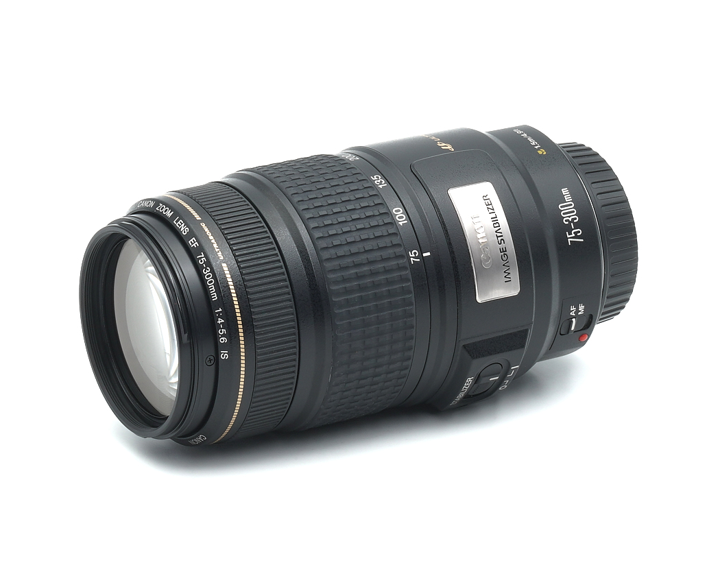 Objektiv, EF-Objektiv, 75-300mm, Zoomobjektiv, Schwarz