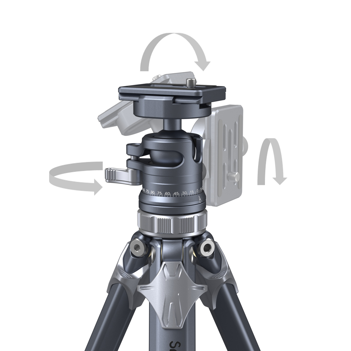 SmallRig 4222 leichtes Reisestativ AP-02