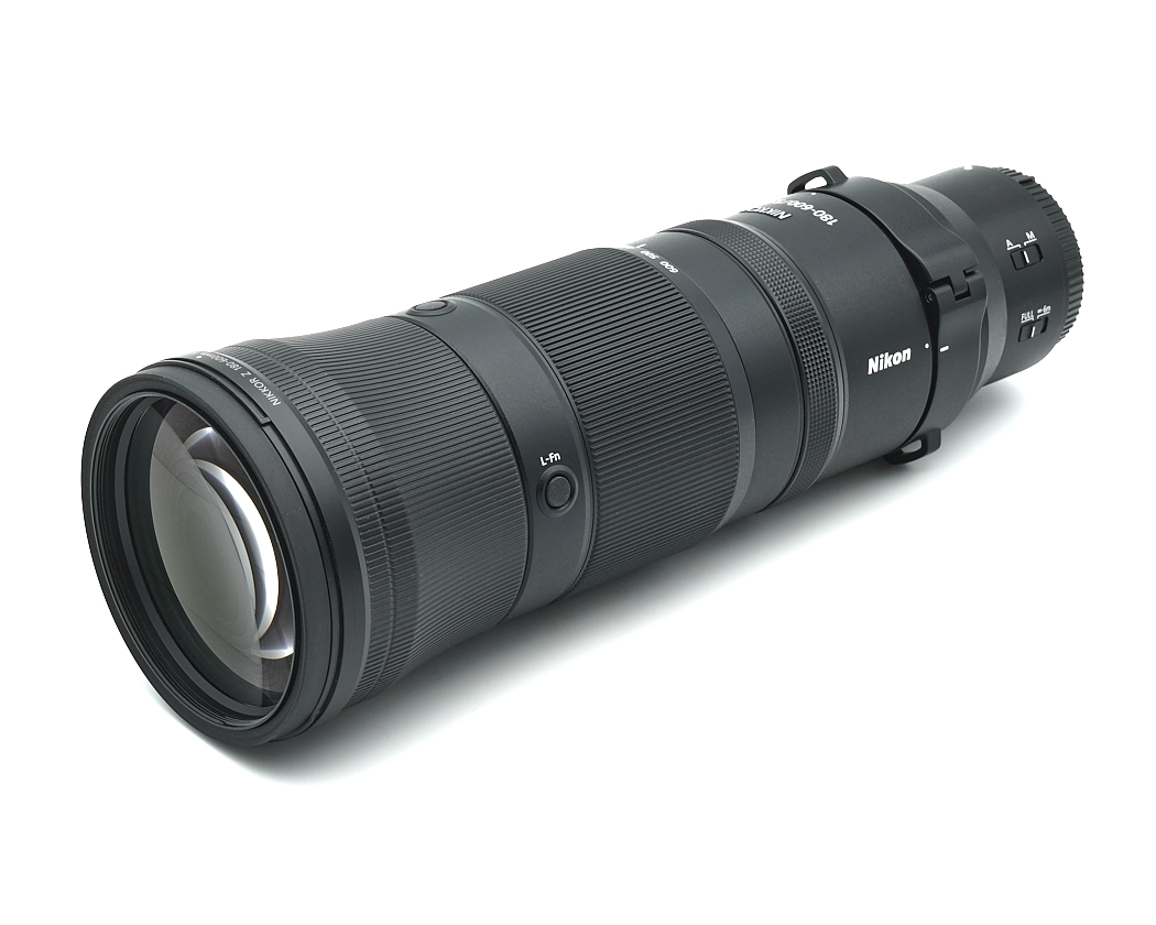 Objektiv, Nikon-Objektiv, Telezoom, schwarz, Metall