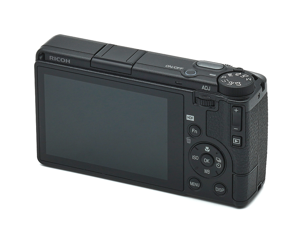 Digitale Kamera, Schwarz, LCD-Bildschirm, Bedienelemente, Ricoh-ähnlich