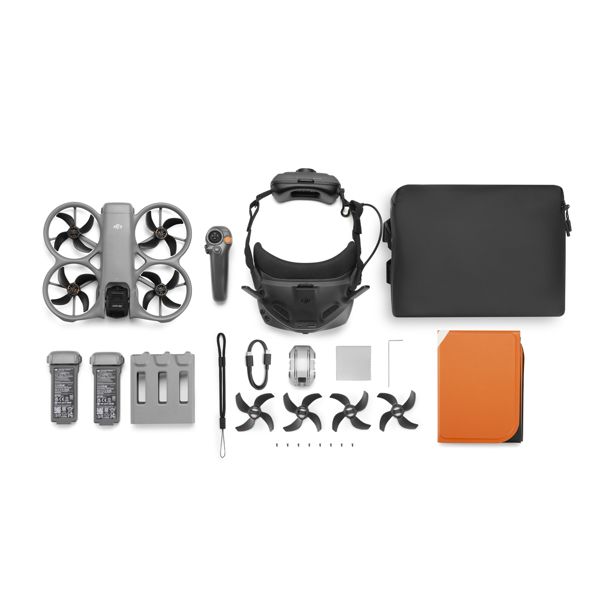 Drohne, Quadrocopter, Propeller, Fernsteuerung, Transporttasche
