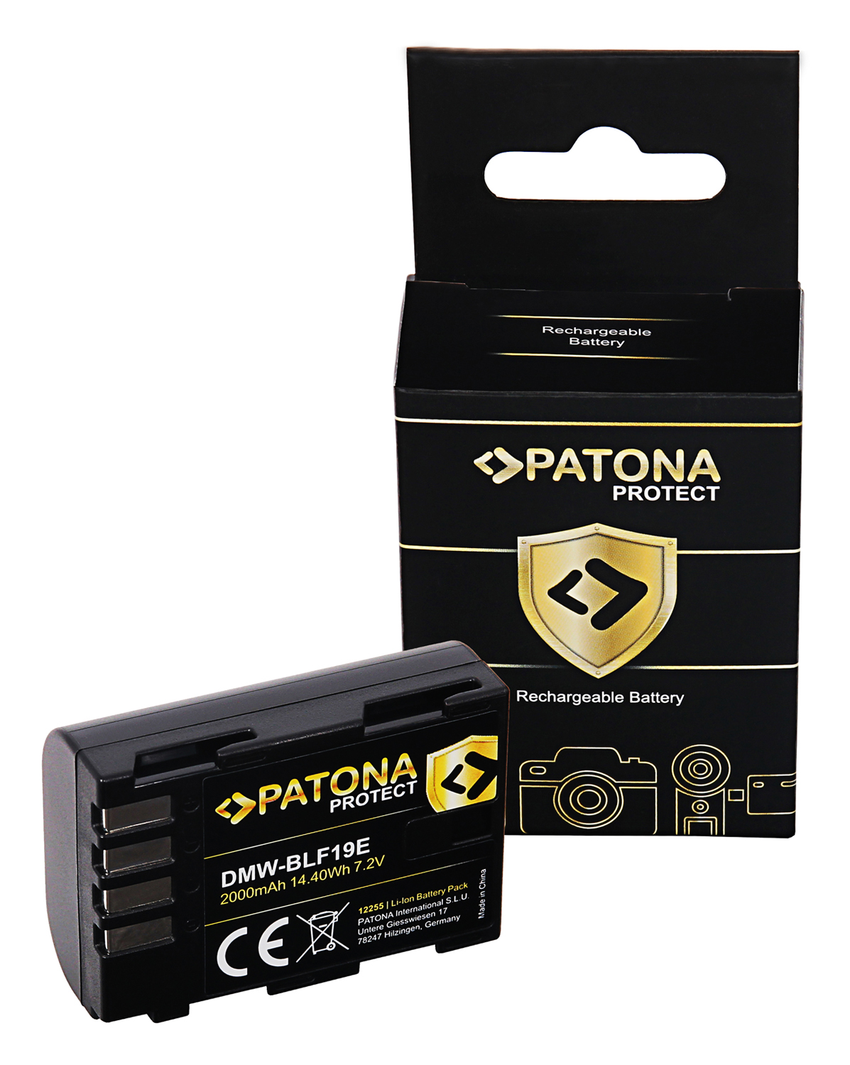 PATONA Protect Akku wie Panasonic DMW-BLF19E