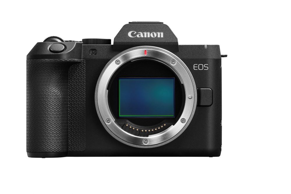 Kamera-Körper, Spiegellose Kamera, Canon, Objektivfassung, schwarz