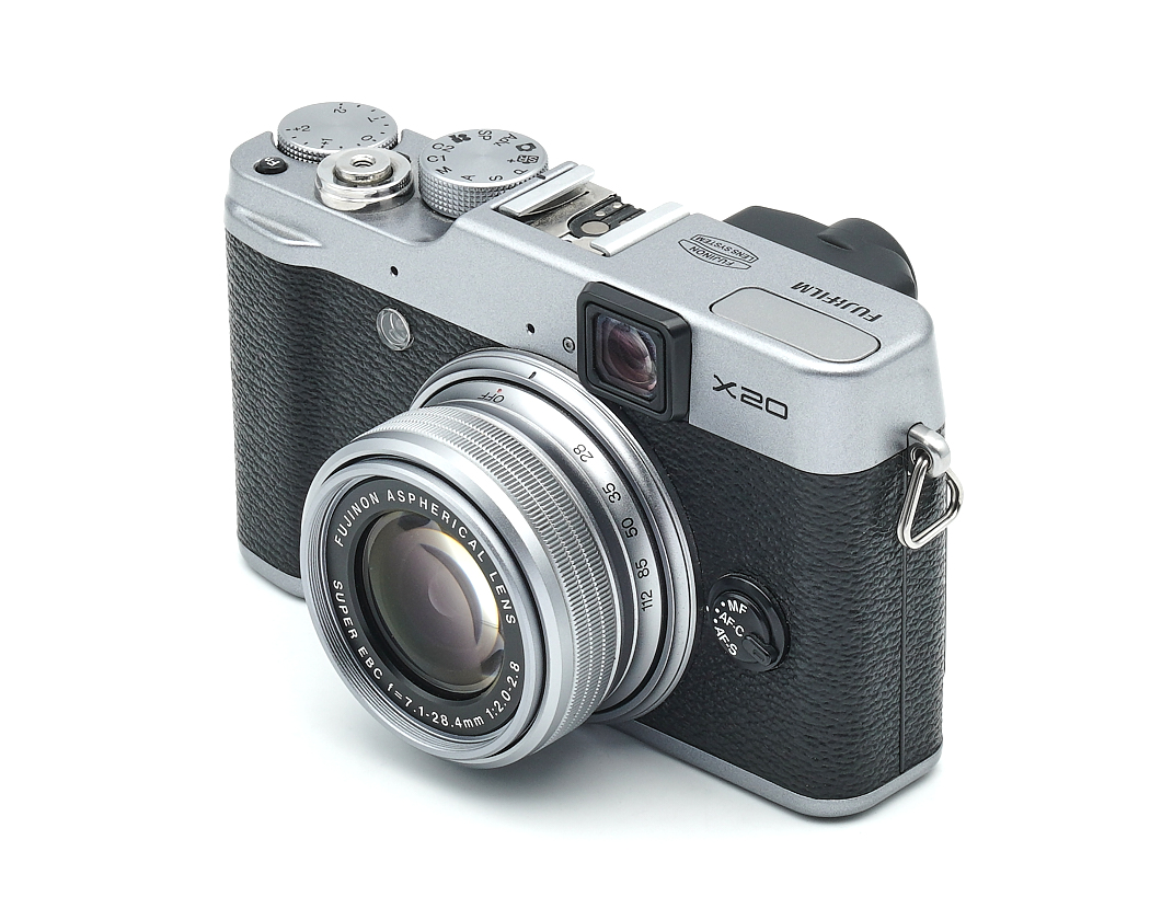 Kamera, Reise-/Kompaktkamera, Reflex-/Leichtes Foto, Silber-Schwarz, Objektiv angebracht