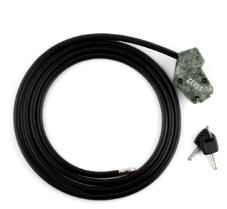 Koaxialkabel, Verlängerungskabel, Netzstromkabel, Verriegelungsstecker, Metallstecker