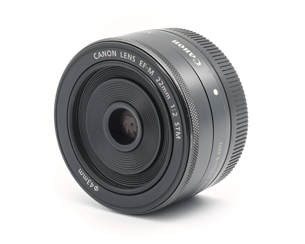 Objektiv, EF-M 22mm, Blende 1:2, ST-M, 52mm?