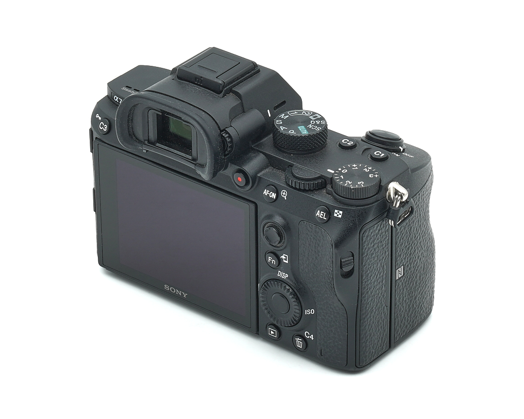Kamera, Digitale Kamera, Sony, Rückseite LCD, Schwarz