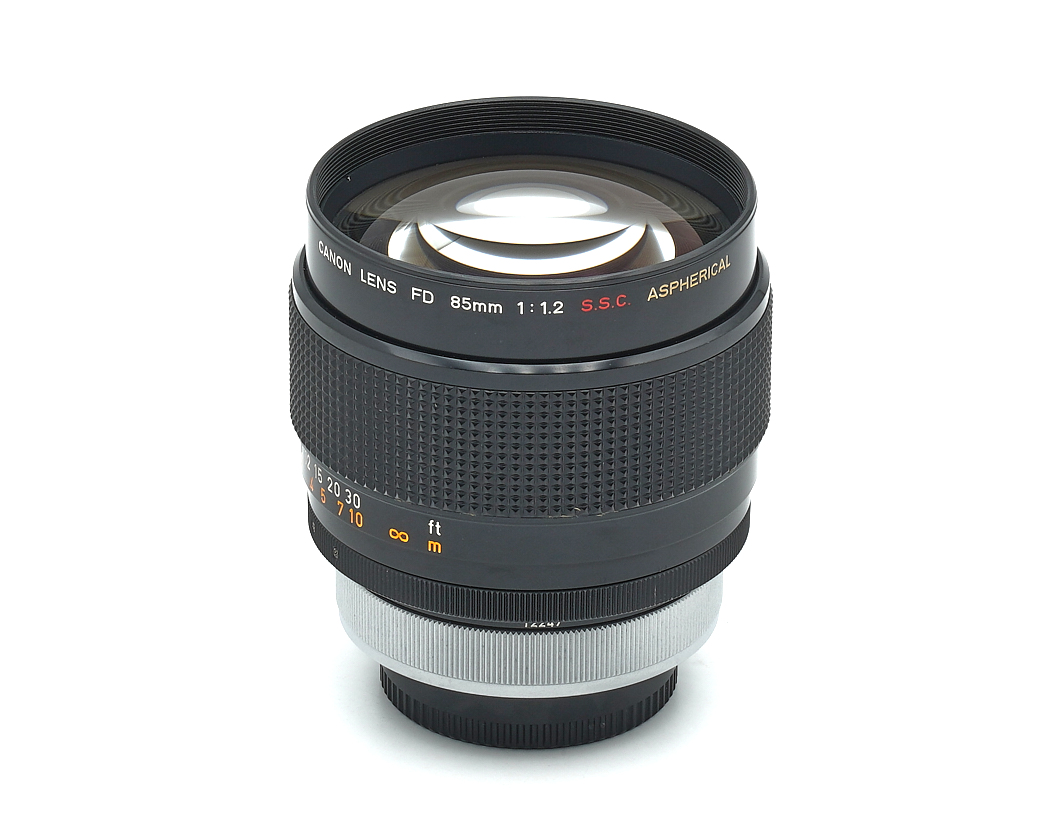 Objektiv, 85 mm, FD, manueller Fokus, asphärisch