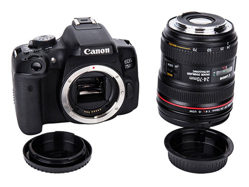 Premium V.M.C. Gehäuse- und Objektivrückdeckel für Canon EF JJC