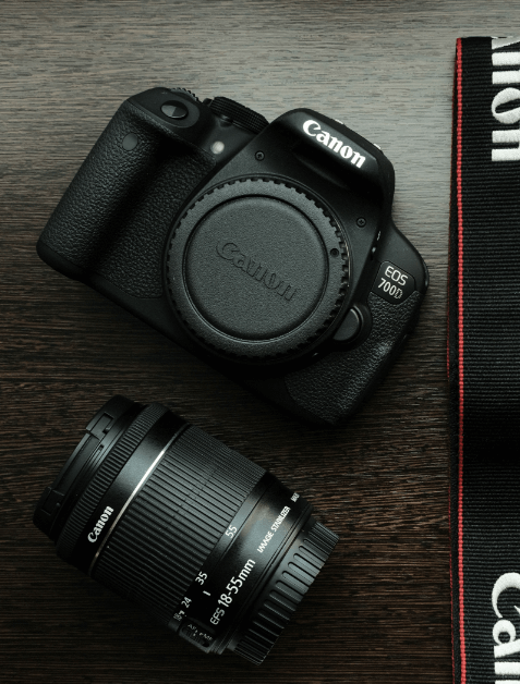 kamera, Canon, EOS 700D, DSLR, Objektiv