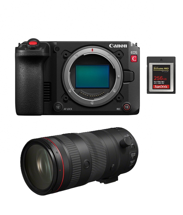 Kamera, Spiegellose Kamera, Canon, Objektiv, SD-Karte, 256GB