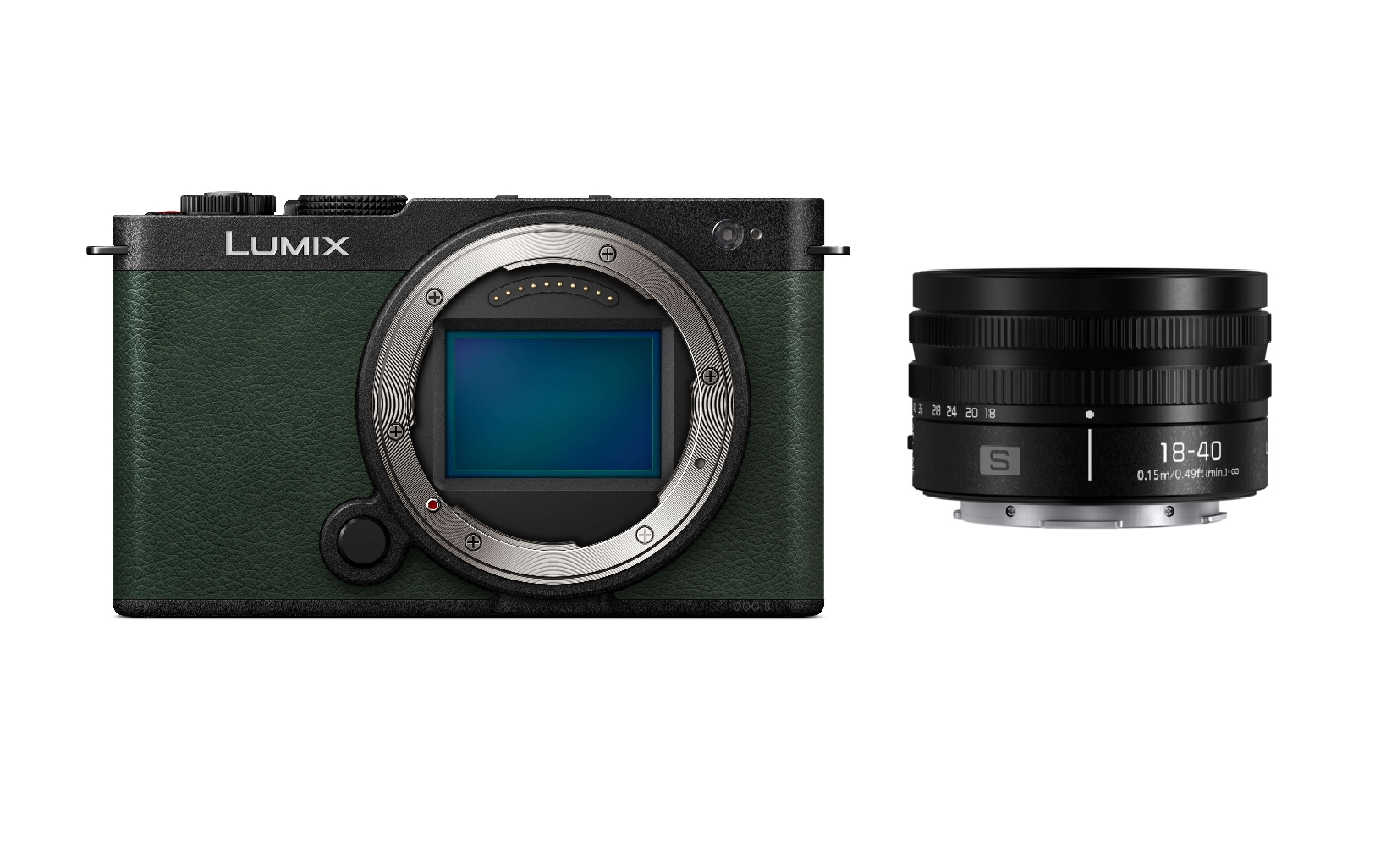 Panasonic Lumix S9 grün + Lumix S 18-40mm 4.5-6.3