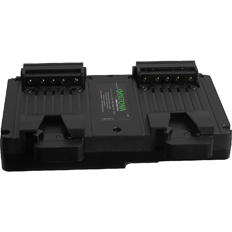 PATONA Premium Hot Swap Adapter inkl. Ladefunktion für 2x V-Mount NANO Akkus