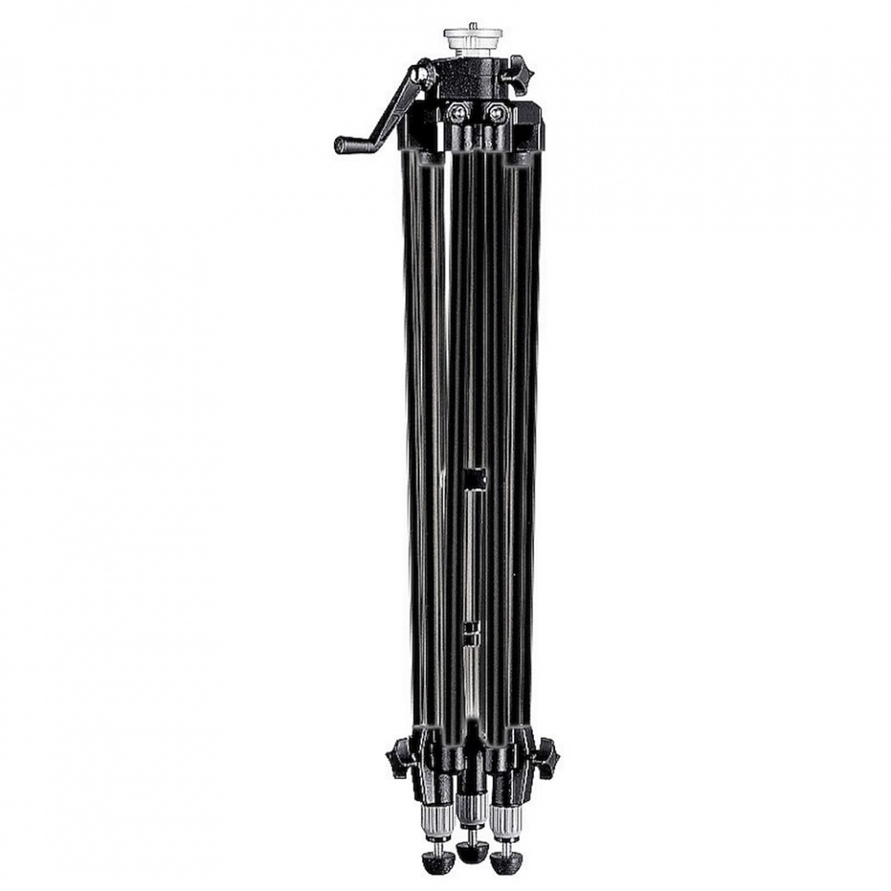 Manfrotto 028B Triman Studio Alu Stativ mit Mittelspinne schwarz