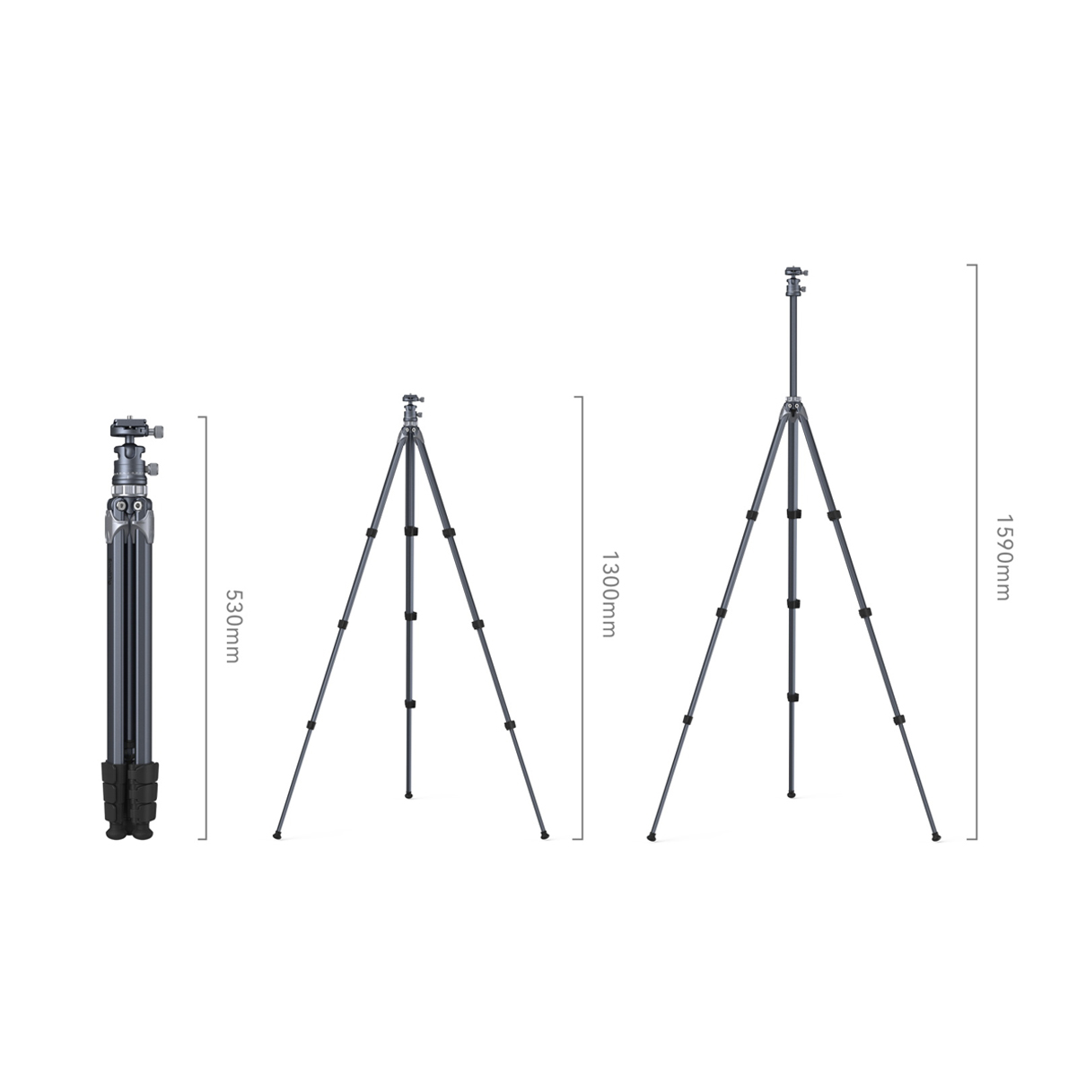 SmallRig 4222 leichtes Reisestativ AP-02