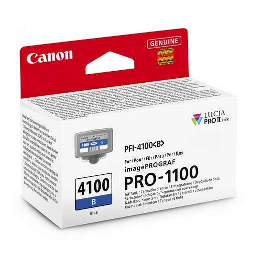 Tintenpatrone, Canon, PGI-4100B, blau, imagePROGRAF