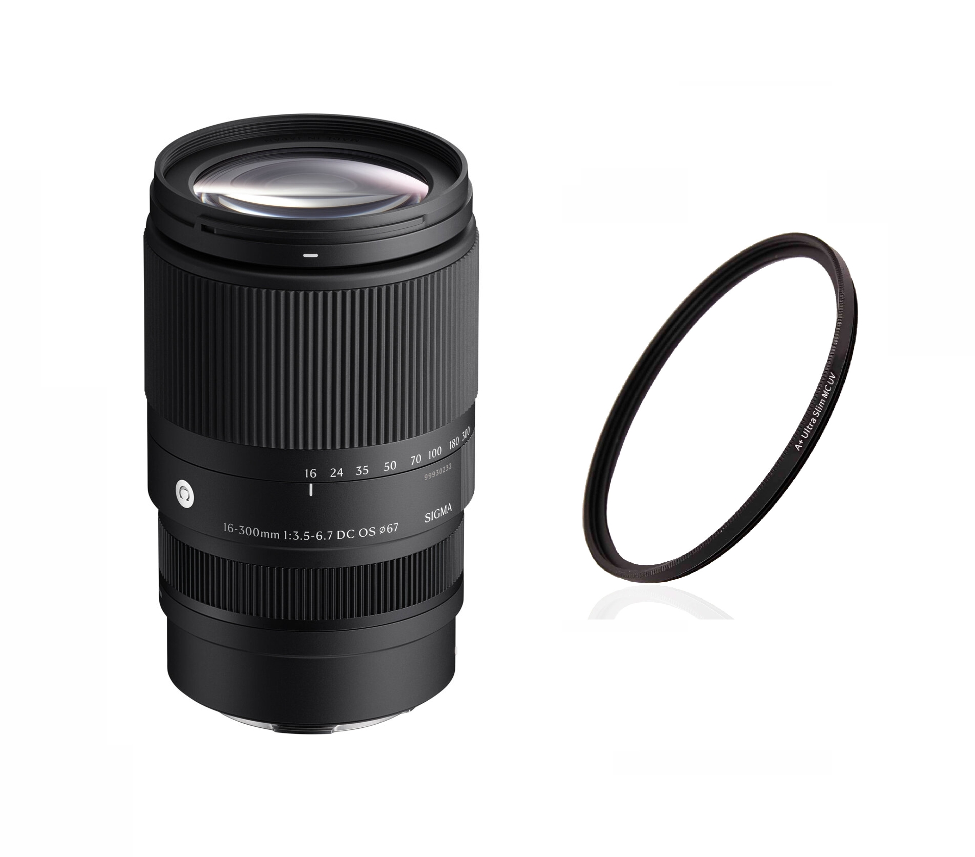 Sigma Contemporary 16-300mm 3.5-6.7 DC OS für Canon RF (APS-C) + BMC 67mm Slim UV Filter