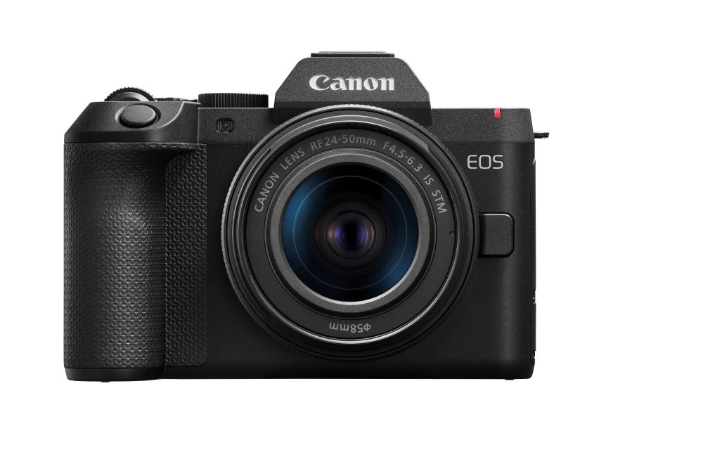 digitale kamera, Spiegellose Kamera, Canon, RF 24-50mm, schwarz