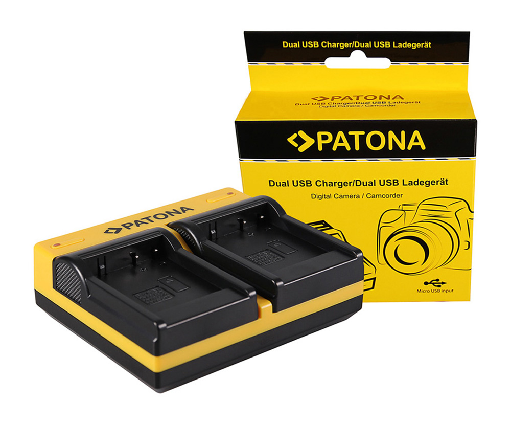 PATONA Dual Ladegerät für Panasonic DMW-BLG10