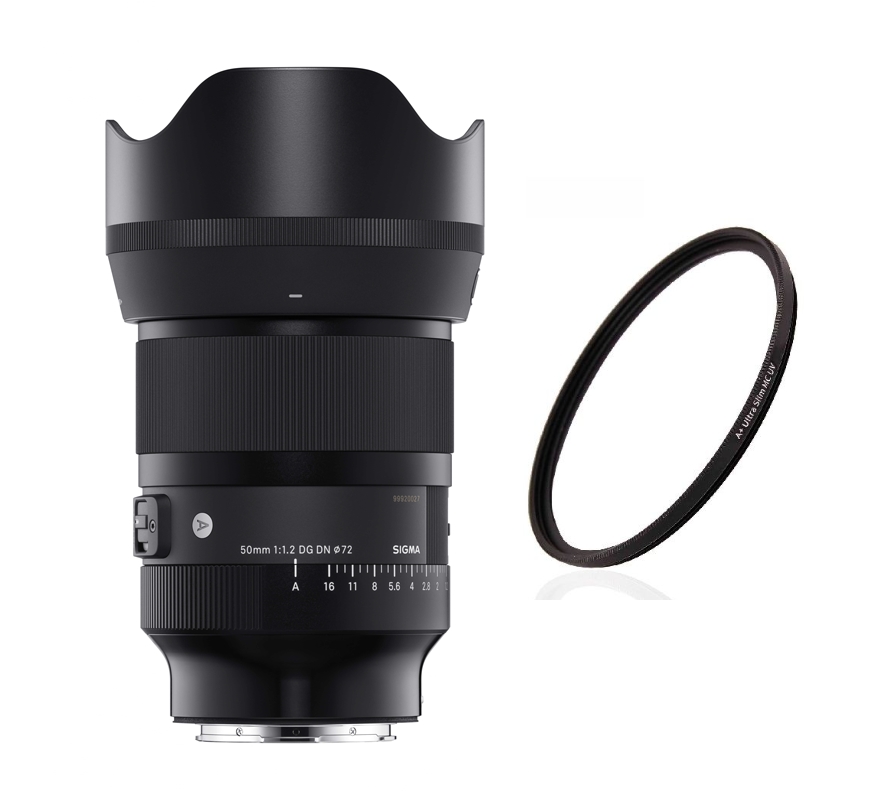 Cameraobjektiv, 50mm, F1,2, DG DN, Sigma