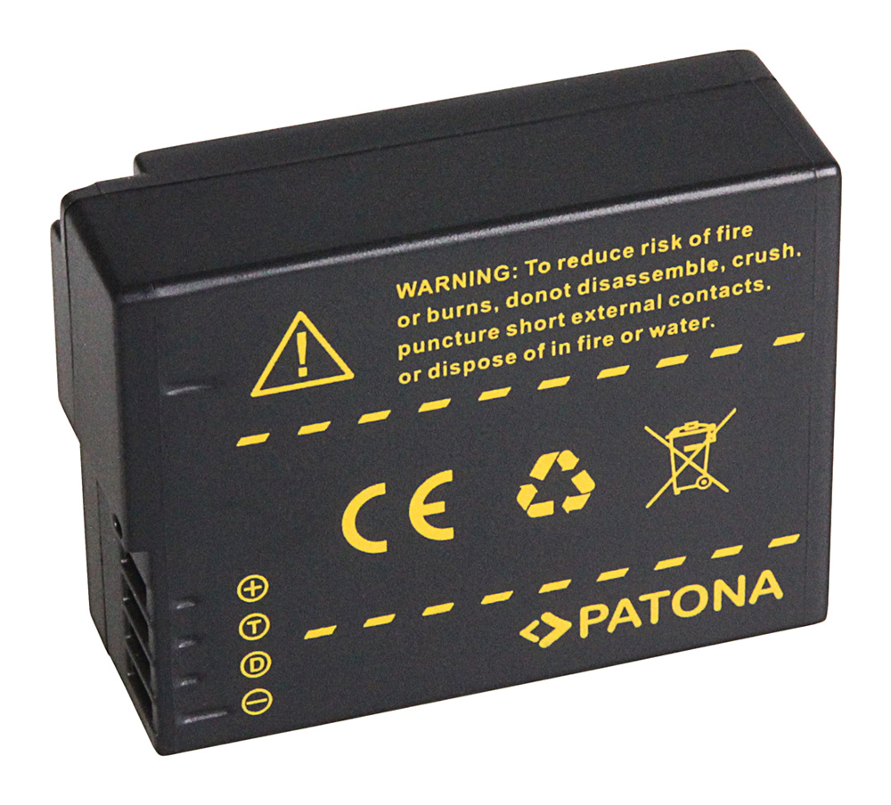 PATONA Hochleistungs LithIonen-Akku wie Panasonic DMW-BLC12E