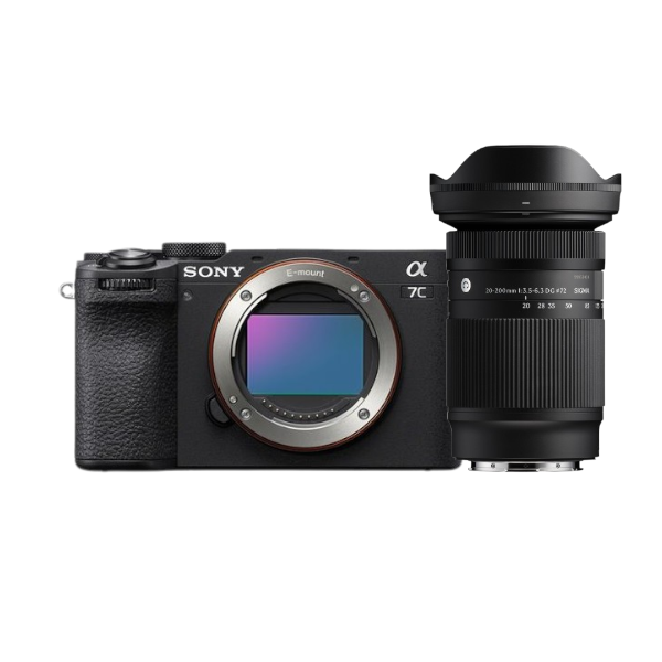 Sony Alpha 7C II schwarz + Sigma Contemporary 20-200mm 3.5-6.3 DG für Sony E-Mount