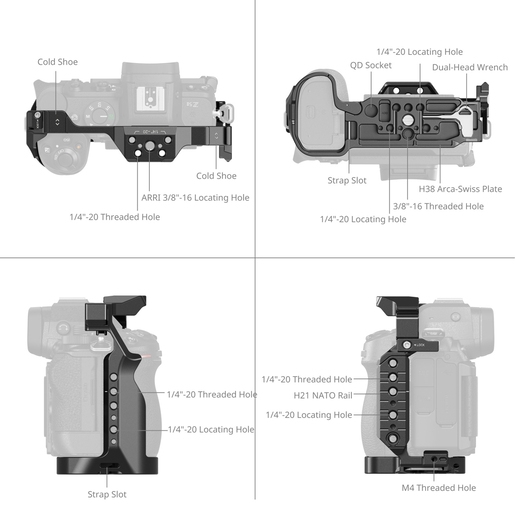 SmallRig 5257 Cage für Nikon Z5II
