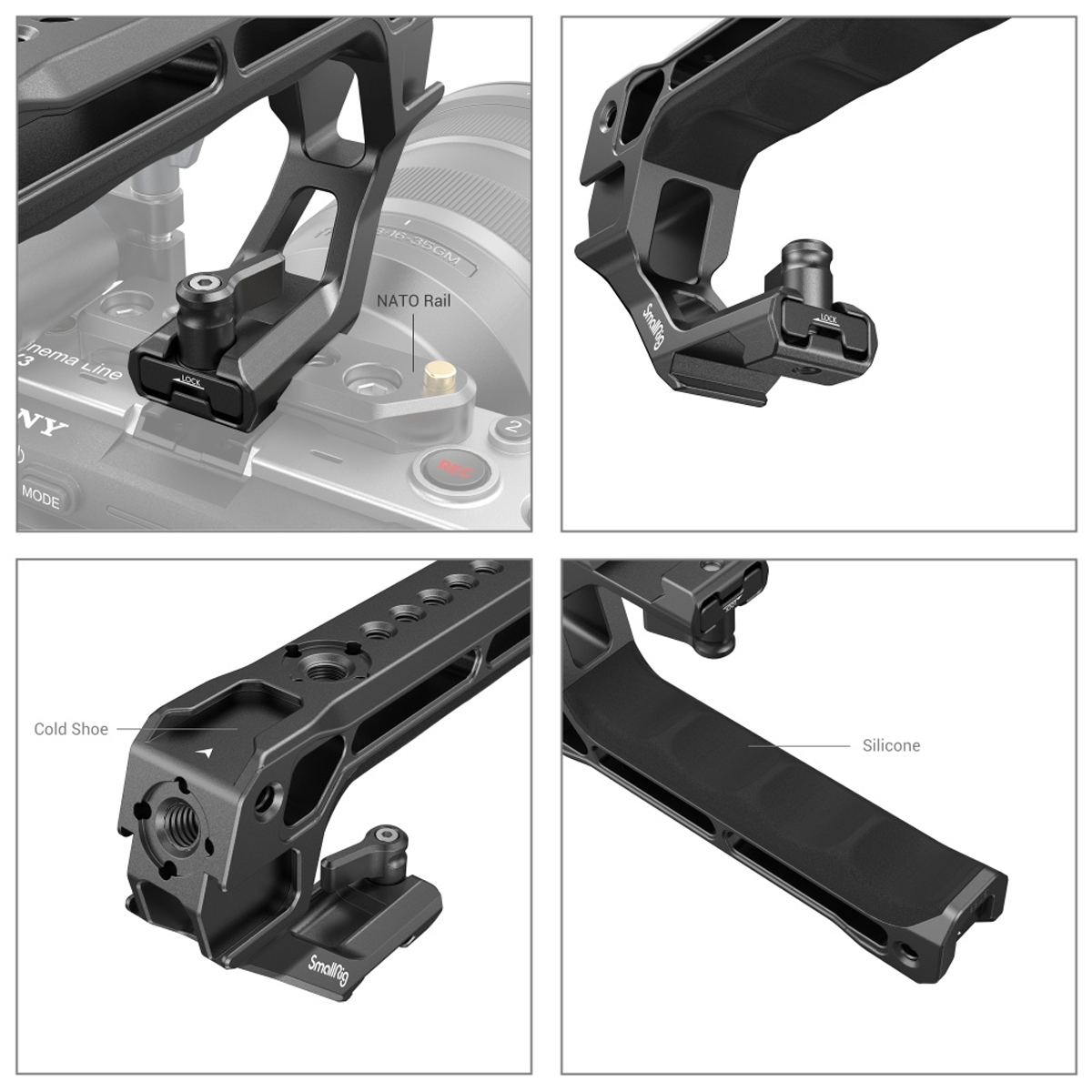 SmallRig 3766 NATO Top-Griff Lite