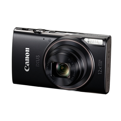  digitale Kamera,  kompakte Kamera,  12x optischer Zoom,  Objektiv,  schwarz