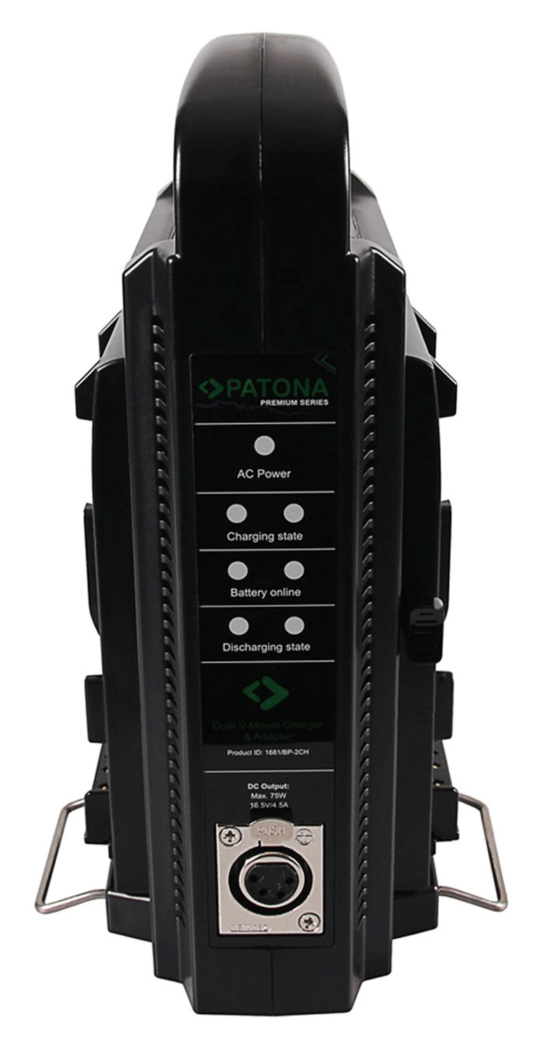 Patona Premium Dual  V-Mount Ladegerät für BP-95W/190WS
