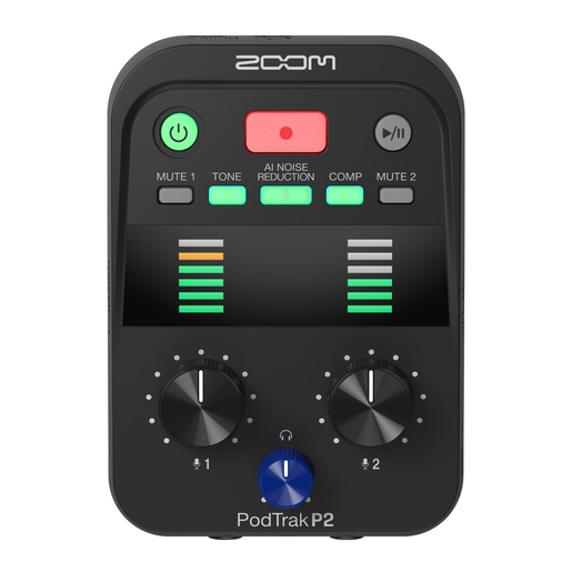 Zoom PodTrak P2 Podcaster Recorder