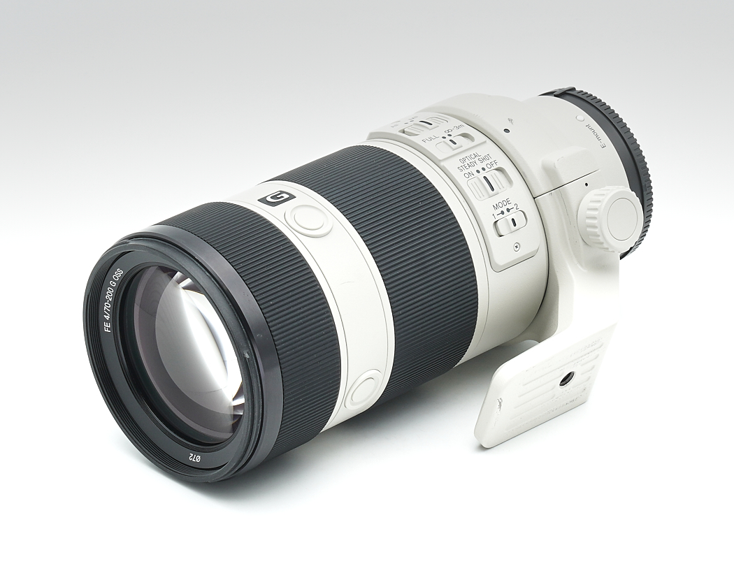 Objektiv, Teleobjektiv, Weiß, Schwarz, Brennweite 70-200mm