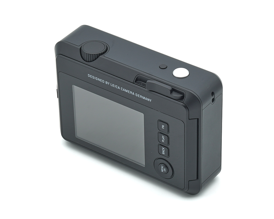 kamera, klein, schwarz, LCD-bildschirm, bedienelemente