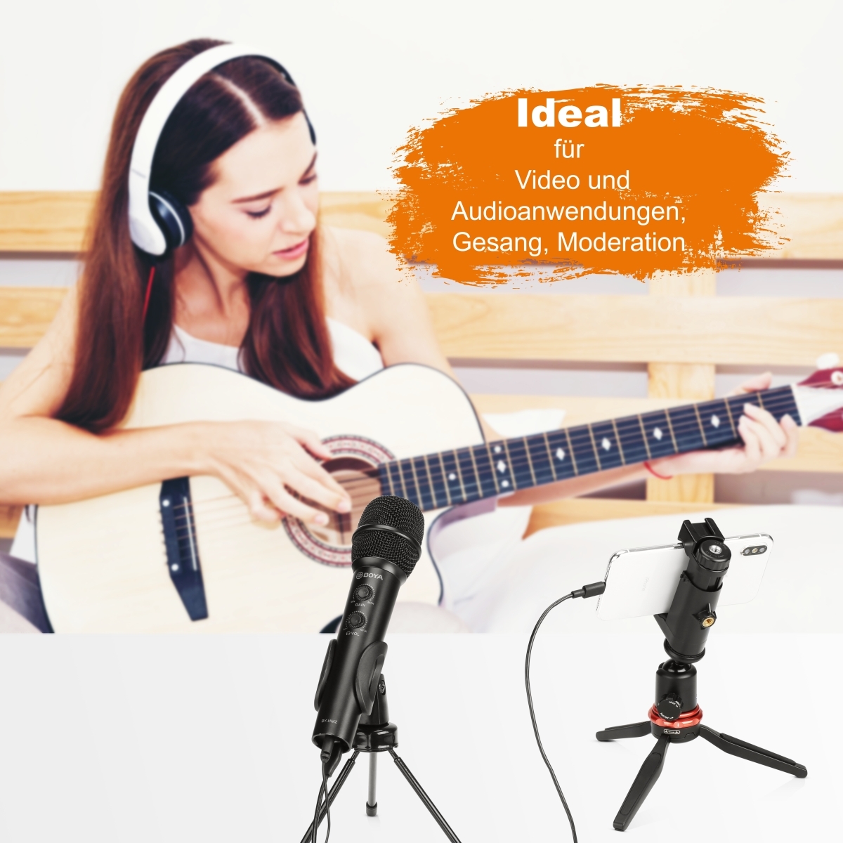 Walimex pro Boya BY-HM2 HM2 Handmikrofon