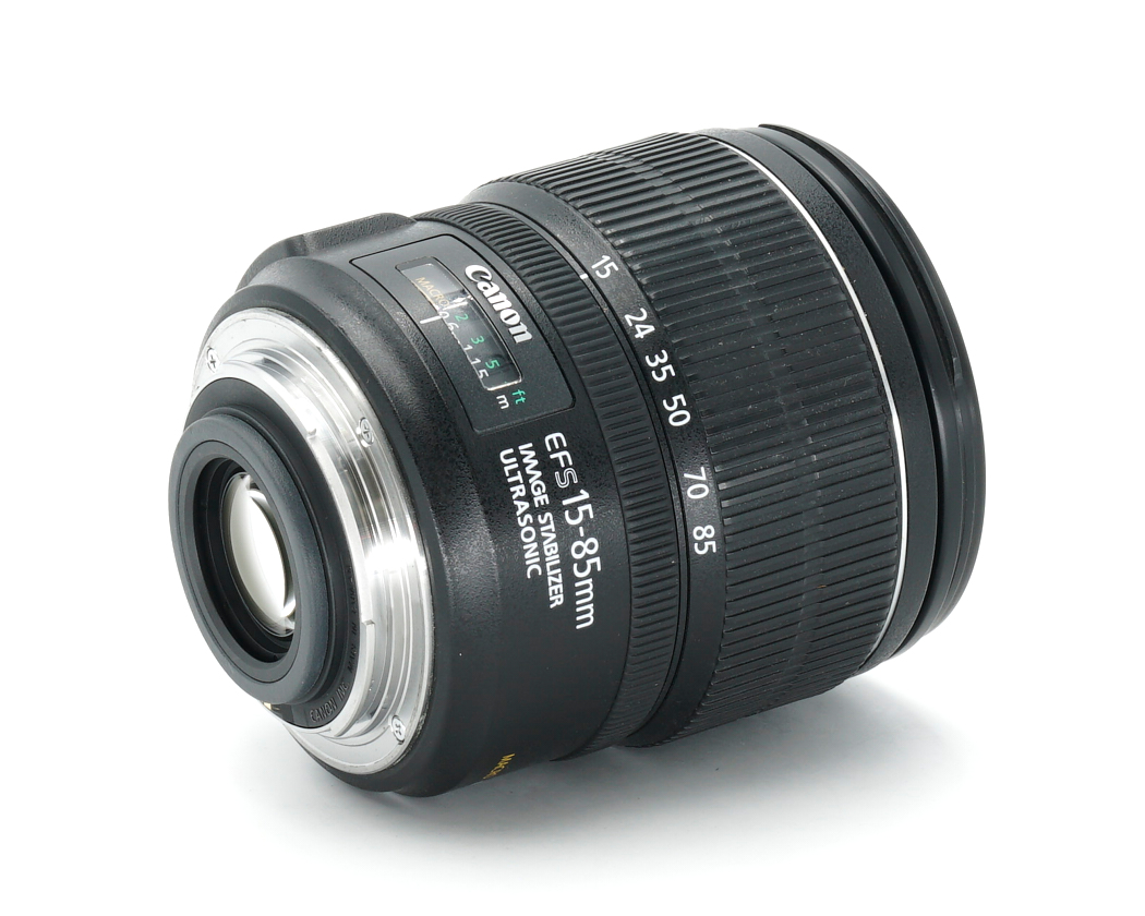 Objektiv, EF-S 18-55mm, ultraschall, Metall, Schwarz