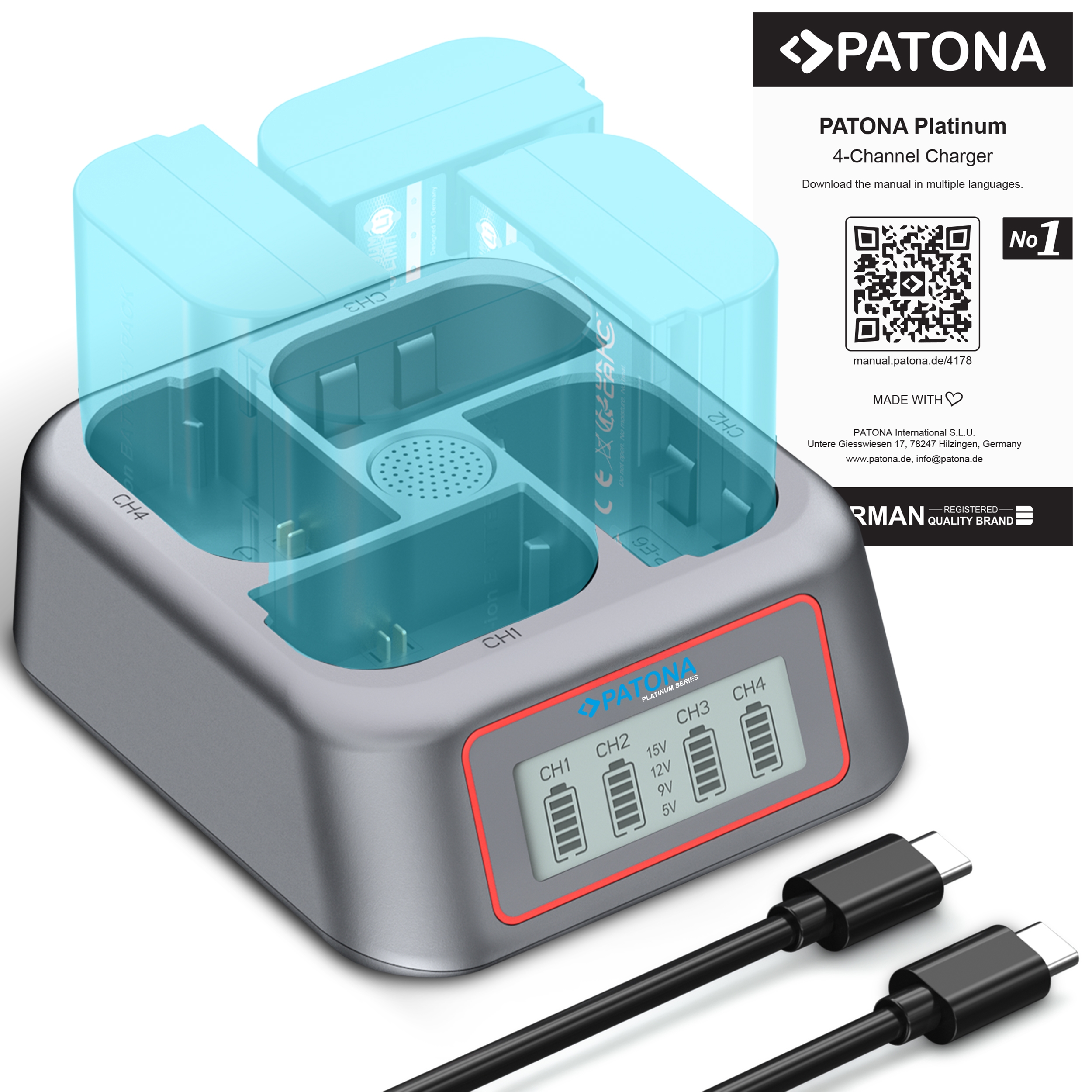 Ladegerät, Ladestation, Aufladen, Batterie, USB-C