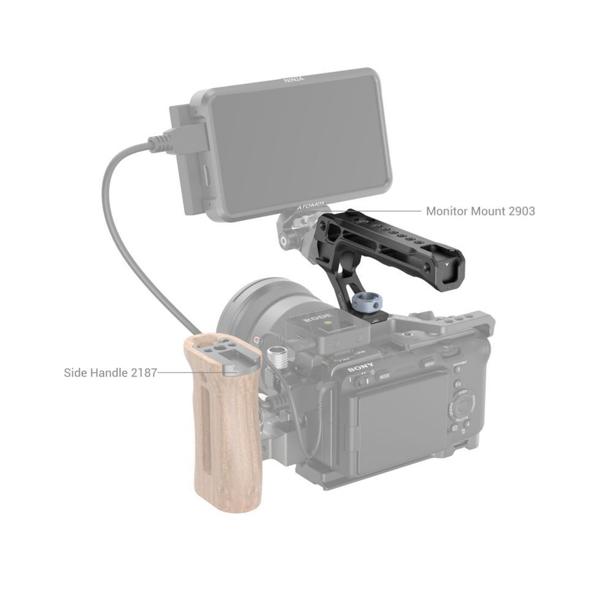 SmallRig 3765 ARRI-Fixiergriff oben Lite