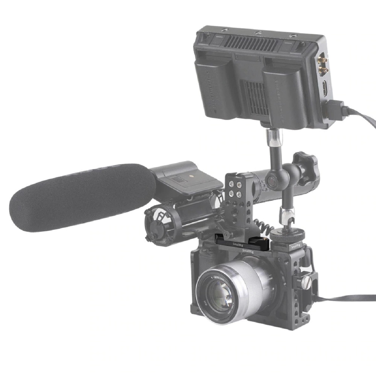 SmallRig 1195B Quick Release-Rail mit 7cm Sicherheitsstifte